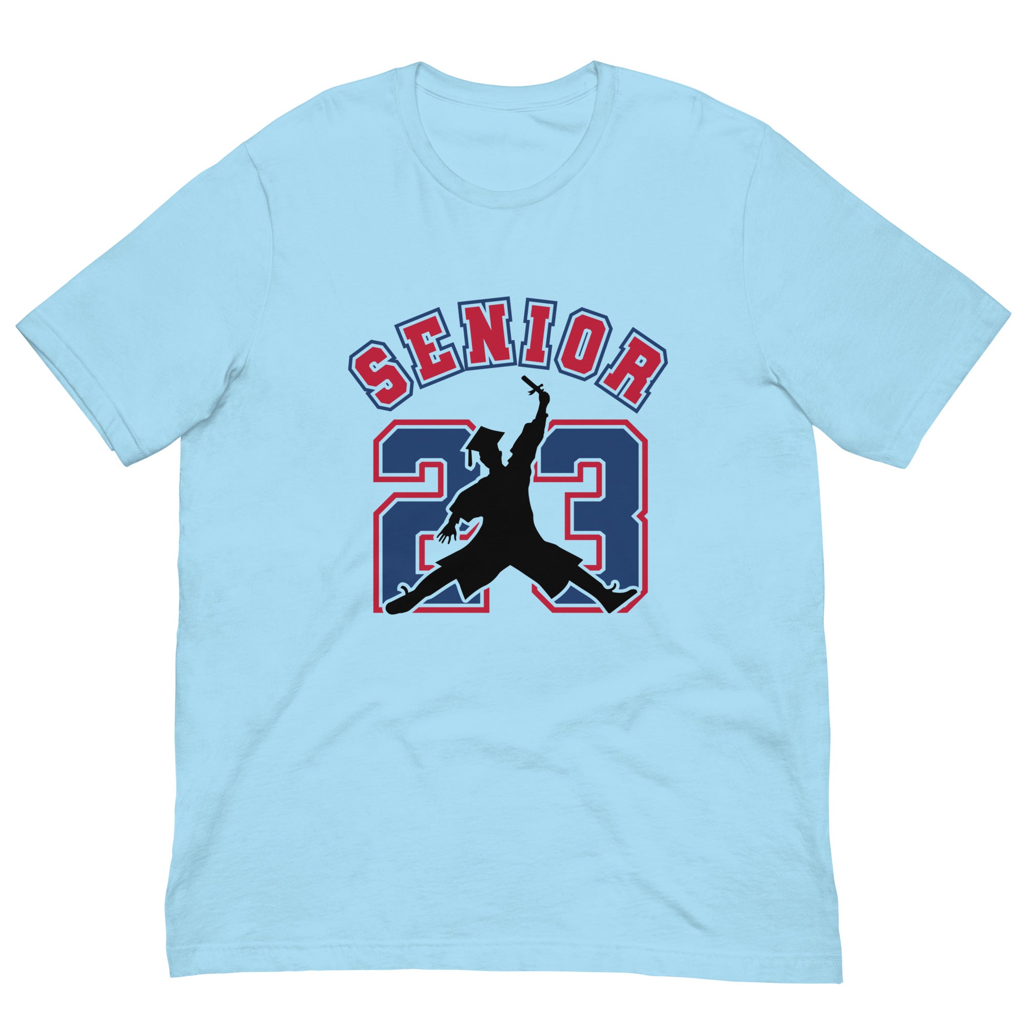 Senior 23 Unisex t-shirt (red/blue)