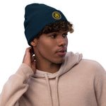 Load image into Gallery viewer, &quot;LION HEAD&quot; Recycled cuffed beanie
