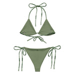 Load image into Gallery viewer, UC green leaf string bikini
