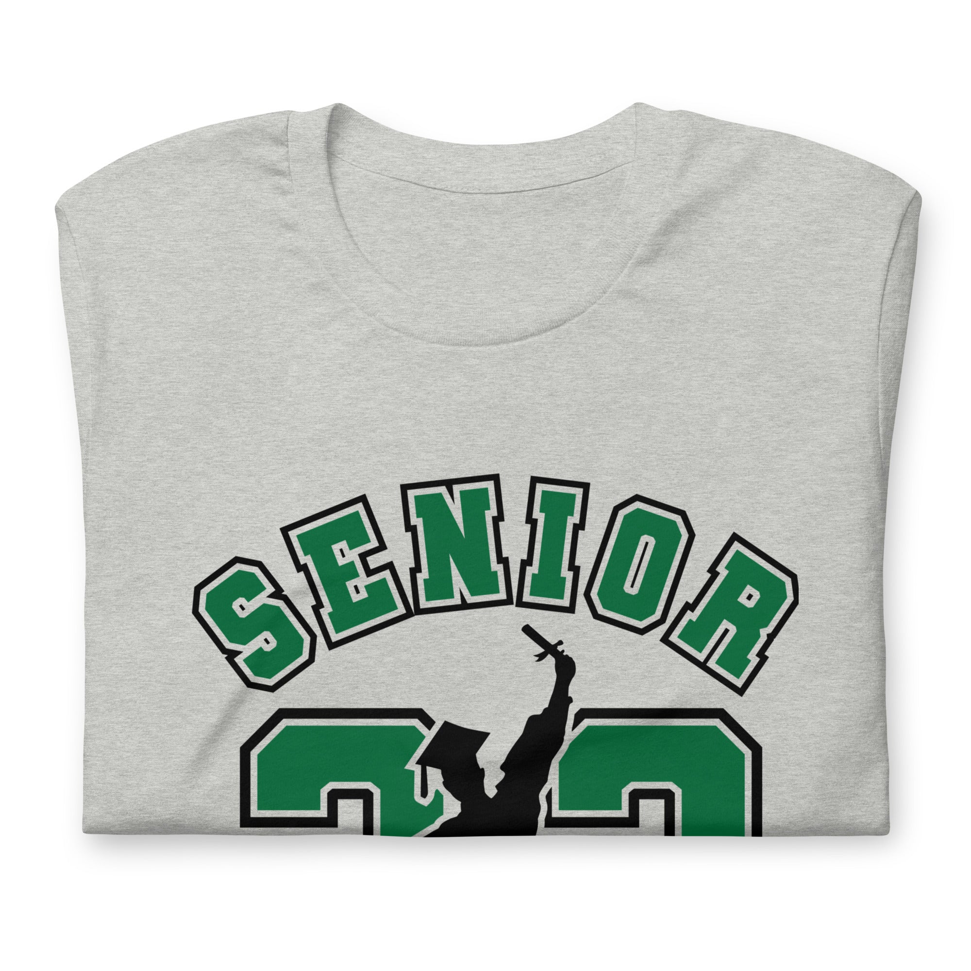 Senior 23 Unisex t-shirt (grn/blk)