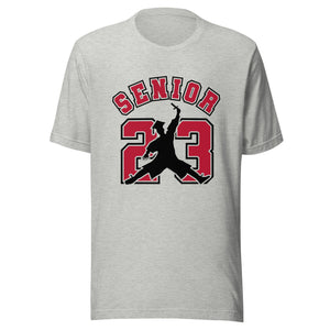 Senior 23 Unisex t-shirt (red/blk)