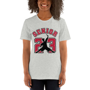 Senior 23 Unisex t-shirt (red/blk)