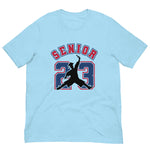 Load image into Gallery viewer, Senior 23 Unisex t-shirt (red/blue)
