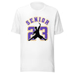 Load image into Gallery viewer, Senior 23 Unisex t-shirt (gold/purple)

