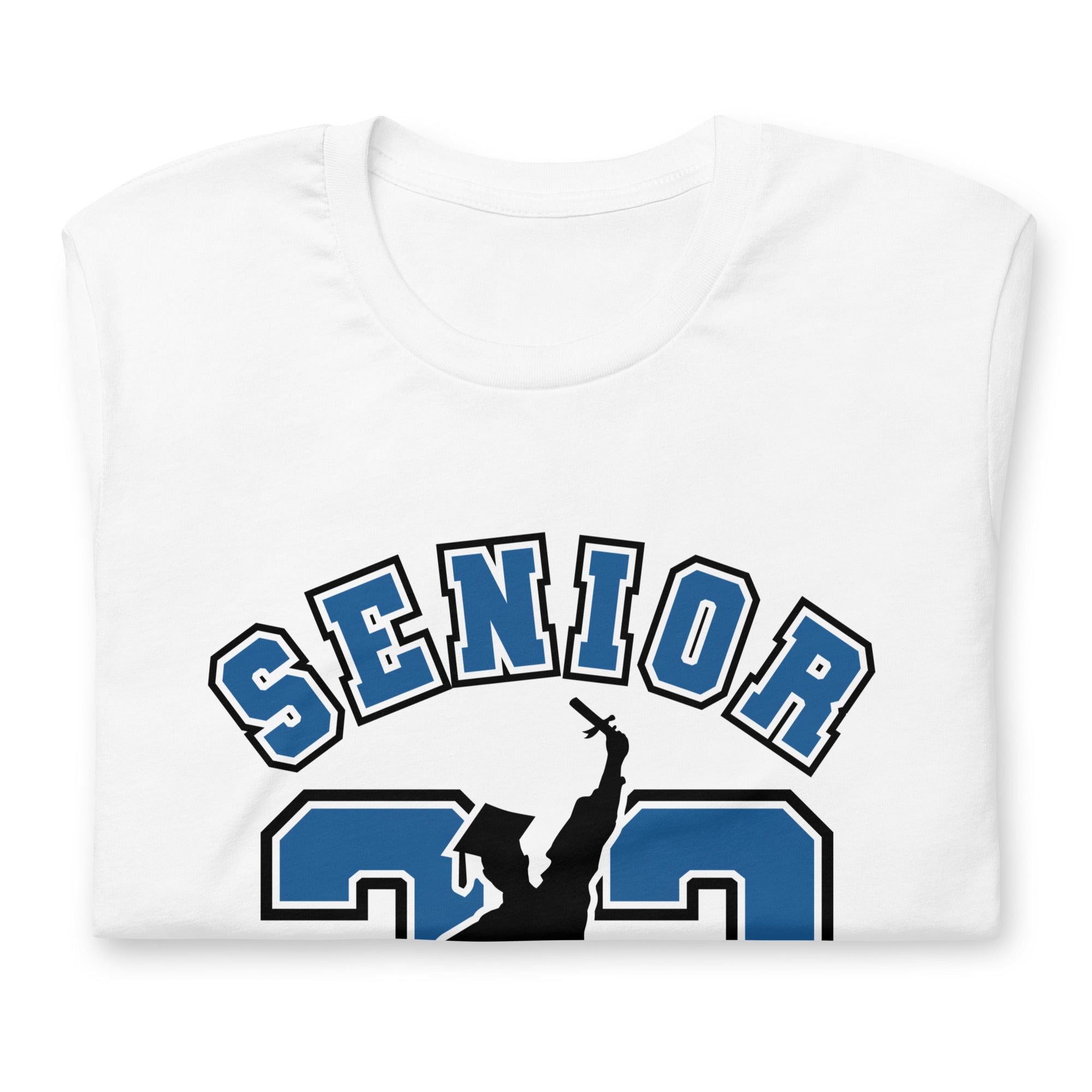 Senior 23 Unisex t-shirt (blue/blk)