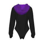 Load image into Gallery viewer, Women&#39;s Raglan &quot;BE GREAT&quot; (B-More) Bodysuit (Blk/Purple)
