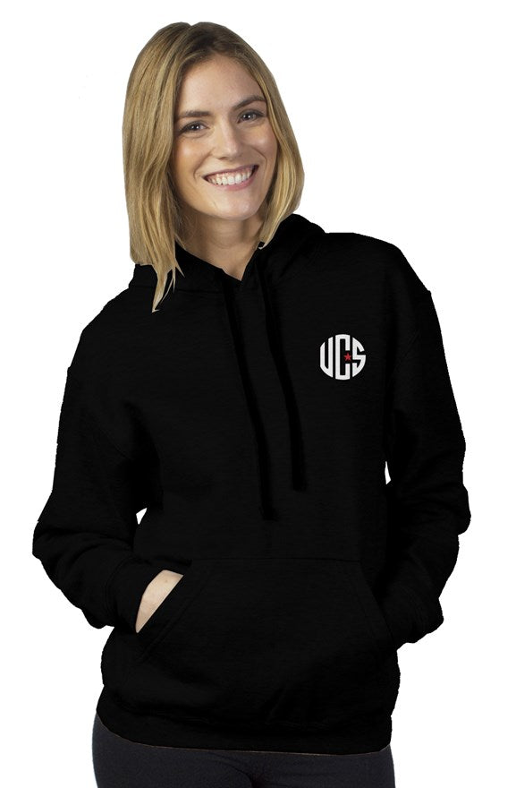 UCS Monogram unisex tultex pullover hoody (black)