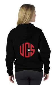 UCS Monogram unisex tultex pullover hoody (black)