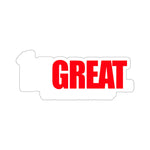 Load image into Gallery viewer, &quot;BE GREAT&quot; Kiss-Cut Stickers
