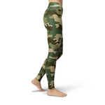Load image into Gallery viewer, Jean Green Camo Leggings
