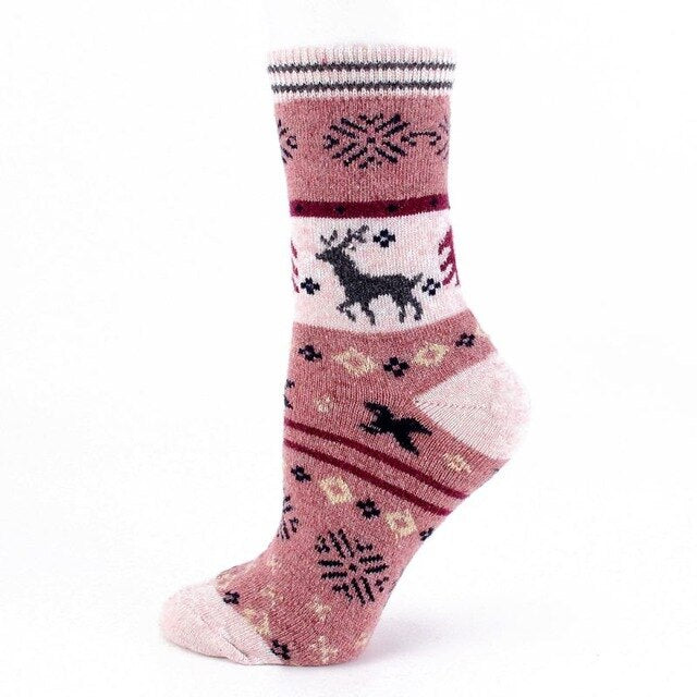 Woolen Winter Warm Christmas Socks