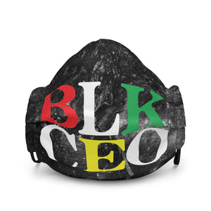 "BLK CEO" Premium face mask