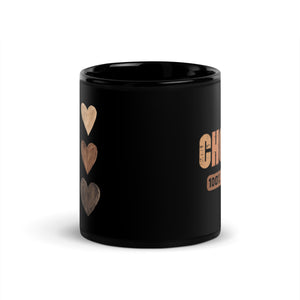 "Choc-Lit" Black Glossy Mug