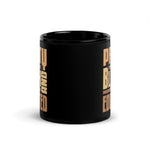 Load image into Gallery viewer, &quot;Pretty, Black &amp; Educated&quot; Black Glossy Mug
