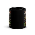Load image into Gallery viewer, &quot;Black History&quot; Black Glossy Mug
