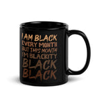 Load image into Gallery viewer, &quot;BLICKITY BLACK&quot; Black Glossy Mug
