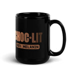 Load image into Gallery viewer, &quot;Choc-Lit&quot; Black Glossy Mug
