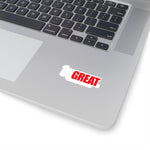 Load image into Gallery viewer, &quot;BE GREAT&quot; Kiss-Cut Stickers
