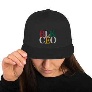"BLK CEO" Snapback Hat