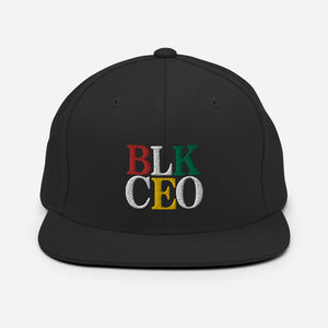 "BLK CEO" Snapback Hat