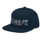 Load image into Gallery viewer, &quot;BE GREAT&quot; (Architect) Snapback Hat (wht)
