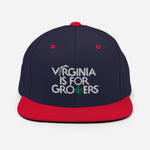 Load image into Gallery viewer, &quot;VA is for Growers&quot; Snapback Hat
