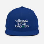 Load image into Gallery viewer, &quot;VA is for Growers&quot; Snapback Hat
