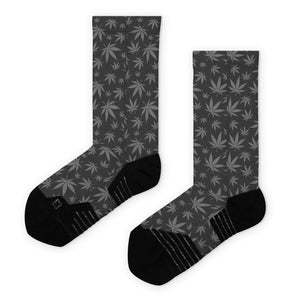 "Weed Leaf" Basketball socks
