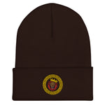 Load image into Gallery viewer, &quot;LION HEAD&quot; Cuffed Beanie
