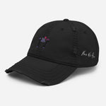Load image into Gallery viewer, Here We Are Distressed Dad Hat
