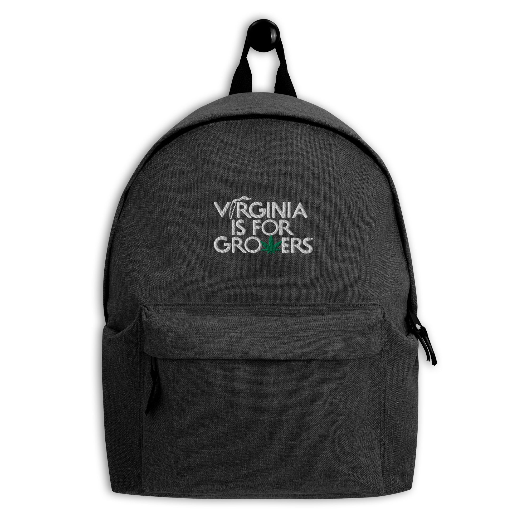 "VA is for Growers" Embroidered Backpack