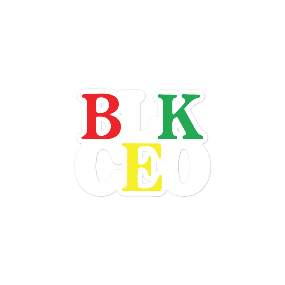 "BLK CEO" Bubble-free stickers