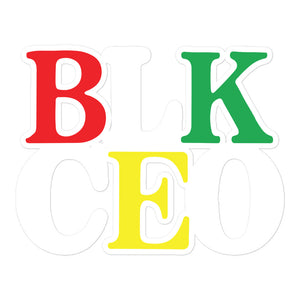 "BLK CEO" Bubble-free stickers