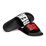 Load image into Gallery viewer, &quot;BE GREAT&quot; Men’s slides (Red/wht)
