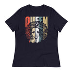 Load image into Gallery viewer, &quot;QUEEN&quot; typography Women&#39;s Relaxed T-Shirt
