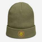 Load image into Gallery viewer, &quot;LION HEAD&quot; Organic ribbed beanie
