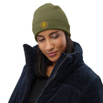 Load image into Gallery viewer, &quot;LION HEAD&quot; Organic ribbed beanie
