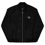Load image into Gallery viewer, UC Reef logo Premium bomber jacket (black/white)
