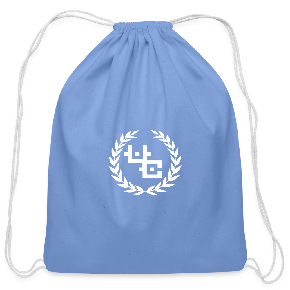 UC Reef Cotton Drawstring Bag - carolina blue