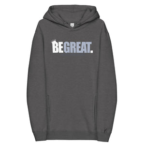 "BE GREAT" Unisex Cool Grey hoodie