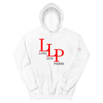 Load image into Gallery viewer, &quot;Long Live Pierre&quot; Unisex Hoodie (red/black)
