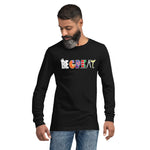 Load image into Gallery viewer, &quot;BE GREAT&quot; (architect) Unisex Long Sleeve Tee (wht)
