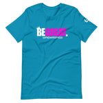 Load image into Gallery viewer, &quot;BE GREAT&quot; Short-Sleeve T-Shirt (white/pink)
