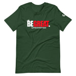 Load image into Gallery viewer, &quot;BE GREAT&quot; Short-Sleeve T-Shirt (white/red)
