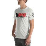 Load image into Gallery viewer, &quot;BE GREAT&quot; (B-More) unisex t-shirt (Blk/Red)

