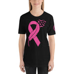 Load image into Gallery viewer, &quot;PINK Feathered Ribbon&quot; Short-Sleeve Unisex T-Shirt
