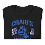 Load image into Gallery viewer, &quot;Craig&#39;s Boxing Gym&quot; Unisex t-shirt (blue)
