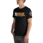 Load image into Gallery viewer, &quot;BE GREAT&quot; (B-More) unisex t-shirt (Wht/Org)
