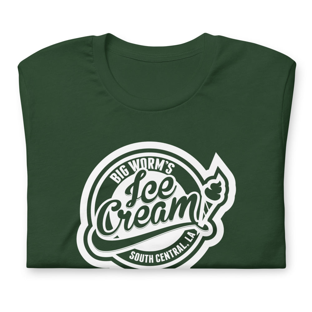 "Big Worm's Ice Cream" Short-sleeve t-shirt