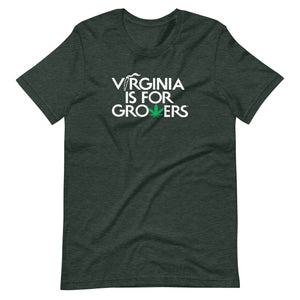 "VA is for Growers" Unisex t-shirt